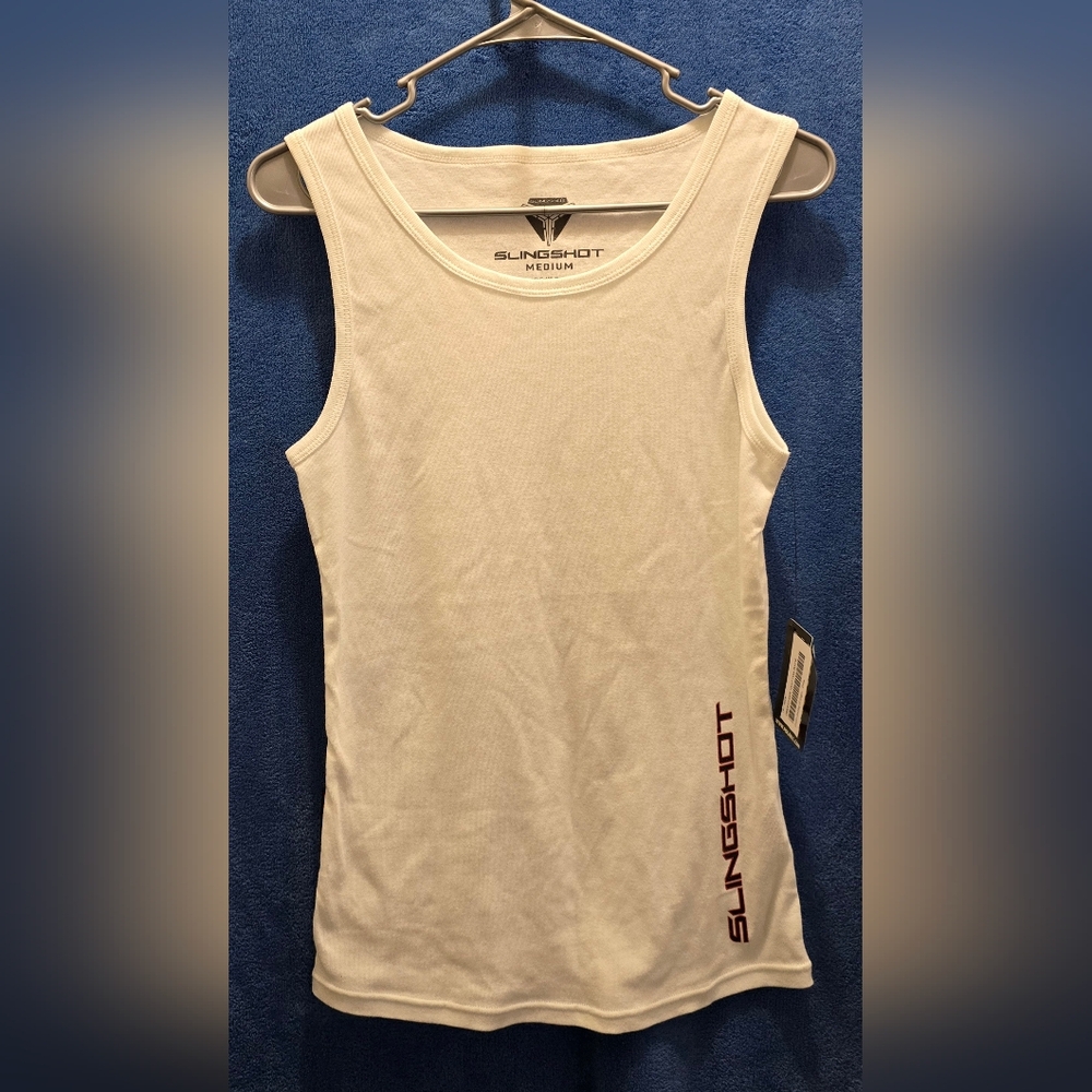 Women's Polaris Slingshot White Tank Top M